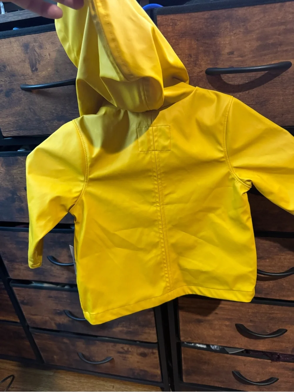 Old Navy Yellow Toddler Hooded Raincoat
